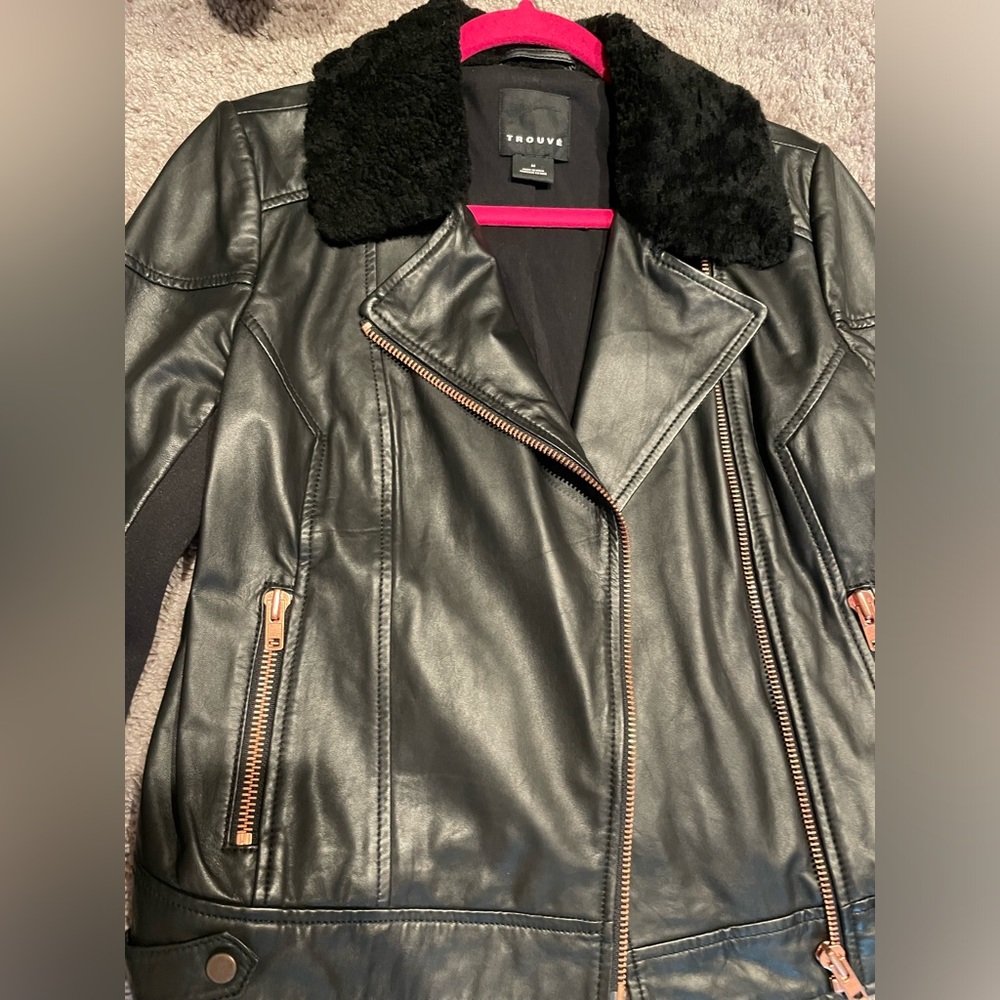 Leather Moto Jacket - Picture 5 of 5